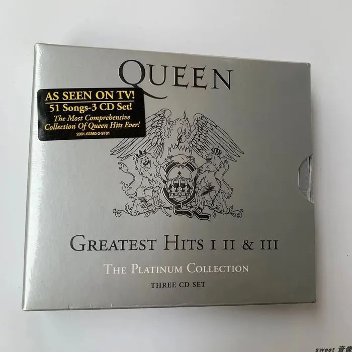 QueenБританскаярок-группа-"GreatestHits"selectedablum3CD