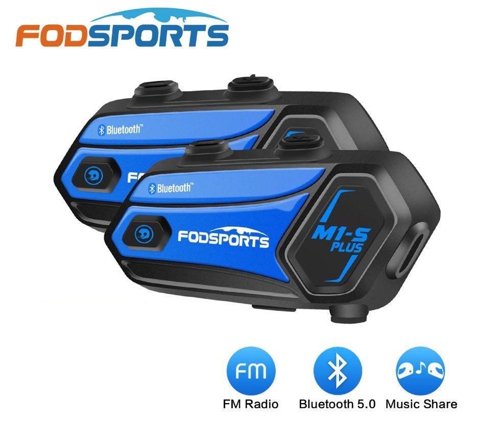 Мотогарнитура Fodsports M1-S Plus комплект из 2х штук