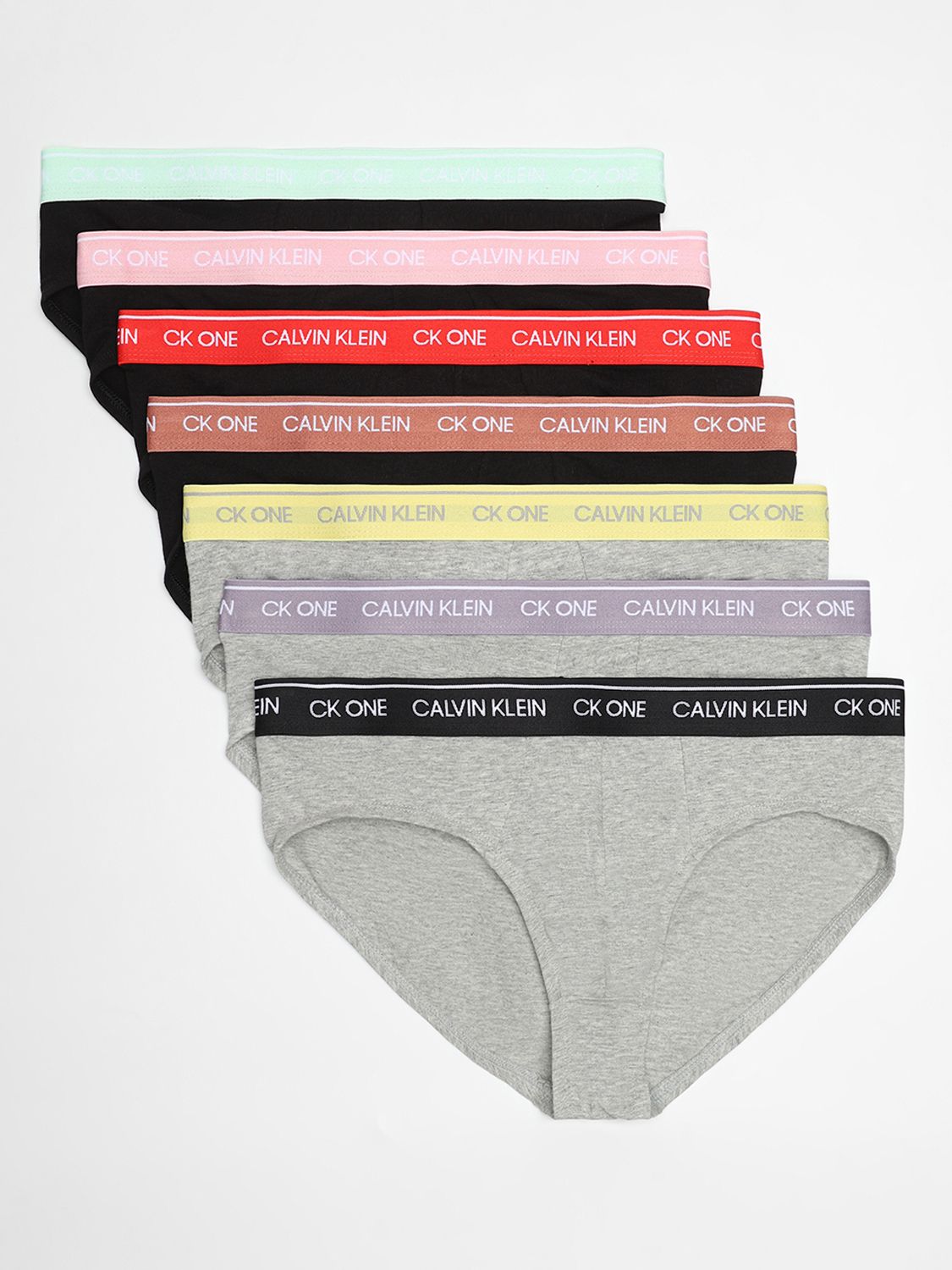 Комплект трусов хипстеры Calvin Klein Underwear, 7 шт - купить с