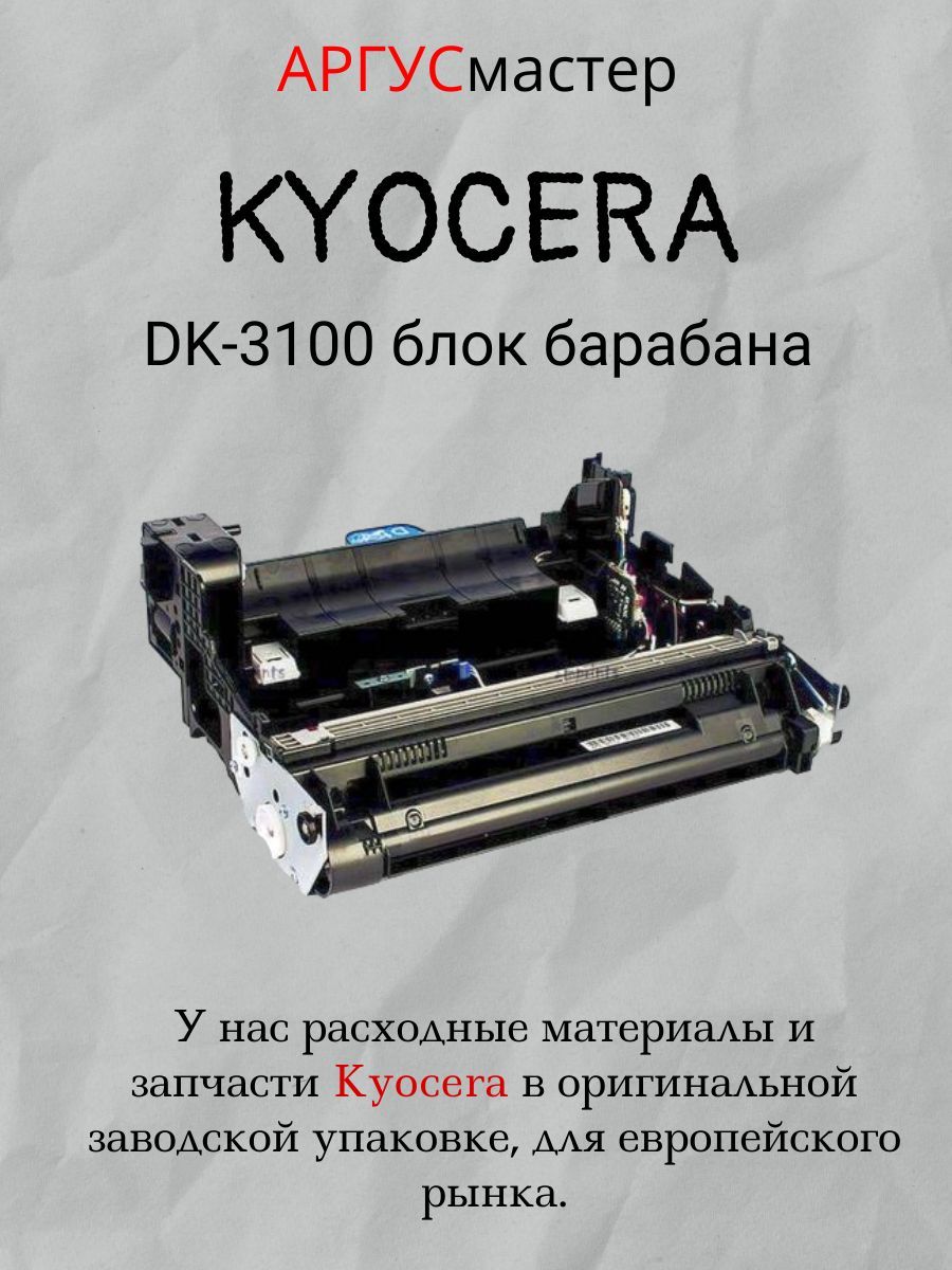 Kyocera DK-3100 - 302MS93025 фотобарабан (302MS93025) черный 300 000 стр