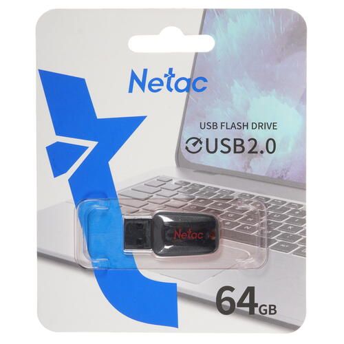 NetacUSB-флеш-накопительФлеш-накопители//27123v64ГБ,черный