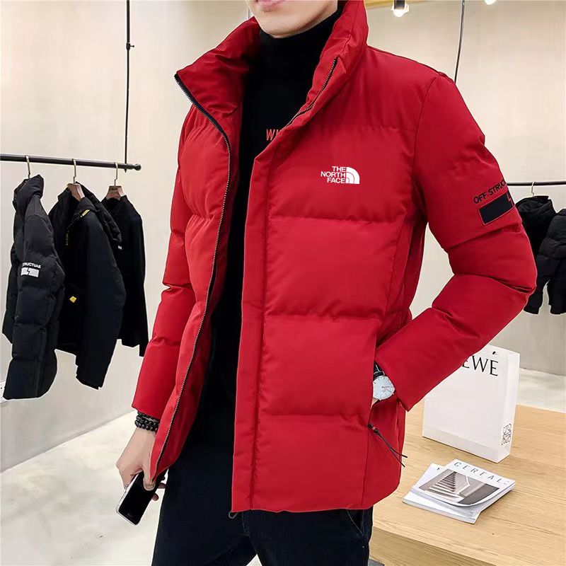 The north face red puffer clearance jacket