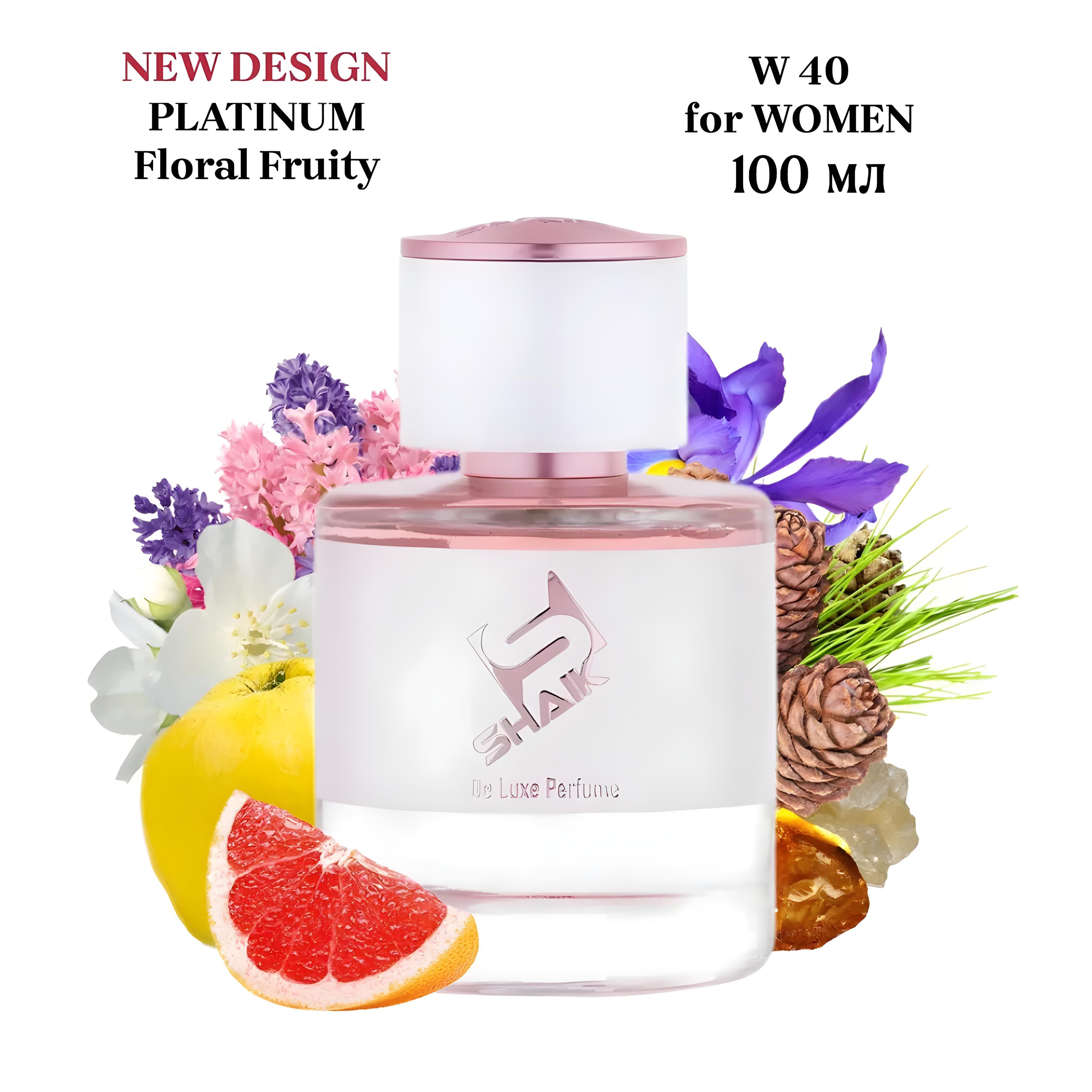 SHAIK 40 PLATINUM Floral Fruity Парфюмерная вода 100мл Женская