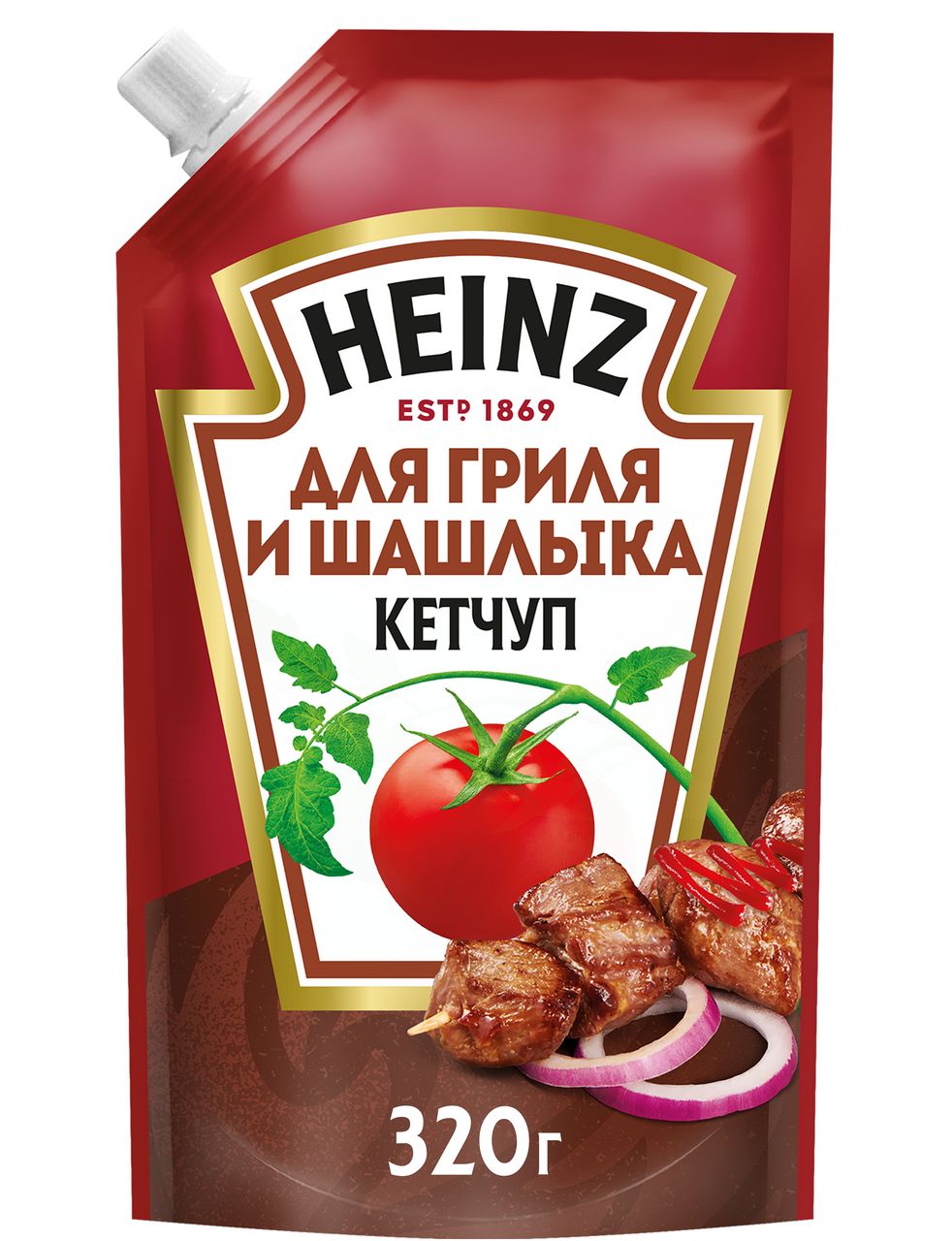 Кетчуп HEINZ Для гриля и шашлыка, 320г