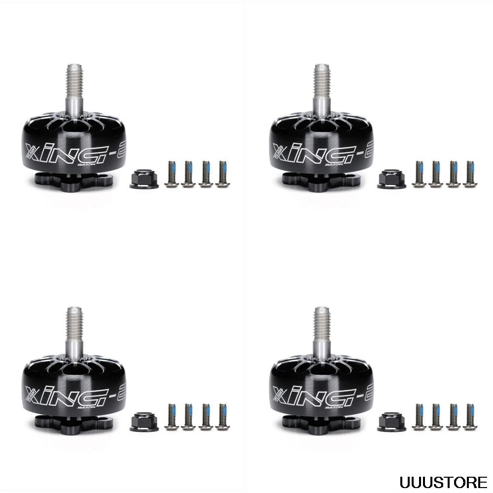 4PCS iFlight XING E Pro 2207 4PCS 1800KV 3-6S бесщеточный двигатель для многовинтовых гоночных БПЛА, RC детали