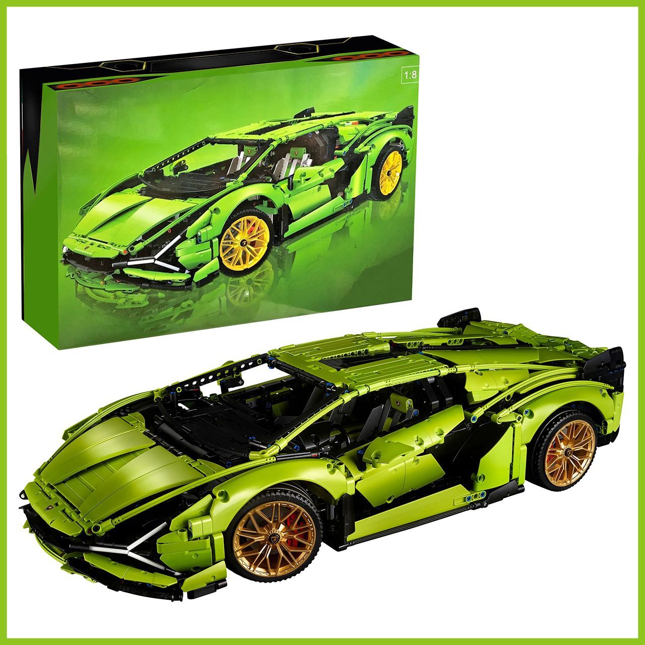 Конструктор LX Техник Lamborghini Sian FKP 37, 3696 деталей (спортивная  машина, модель racing спорткар / ламба подарок для мальчиков, лего  совместимый, большой набор, совместим с Lego Technic) - купить с доставкой  по