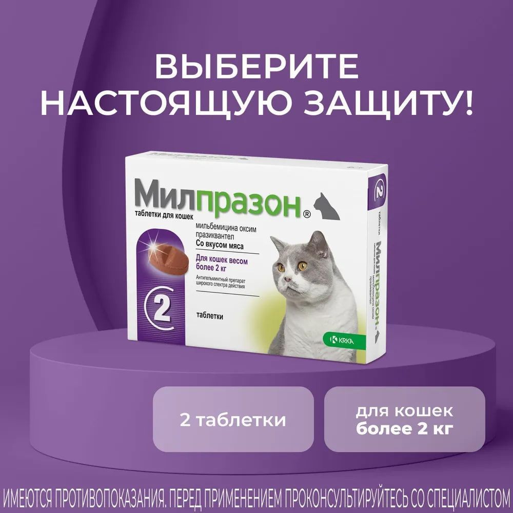 Милпразон для кошек