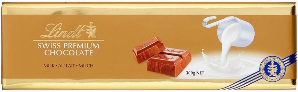 Шоколад Lindt Gold Swiss Premium Milk Chocolate / Линд Премиум Молочный, 300 гр (Швейцария)