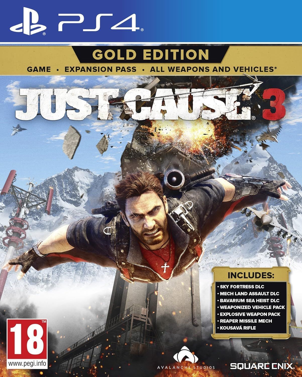 Игра Just Cause 3 Gold Edition (PlayStation 4, Английская версия)