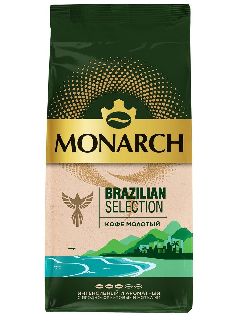 Монарх бразилиан Селекшн. Monarch кофе. Кофе Монарх в зернах. Monarch зерновой.