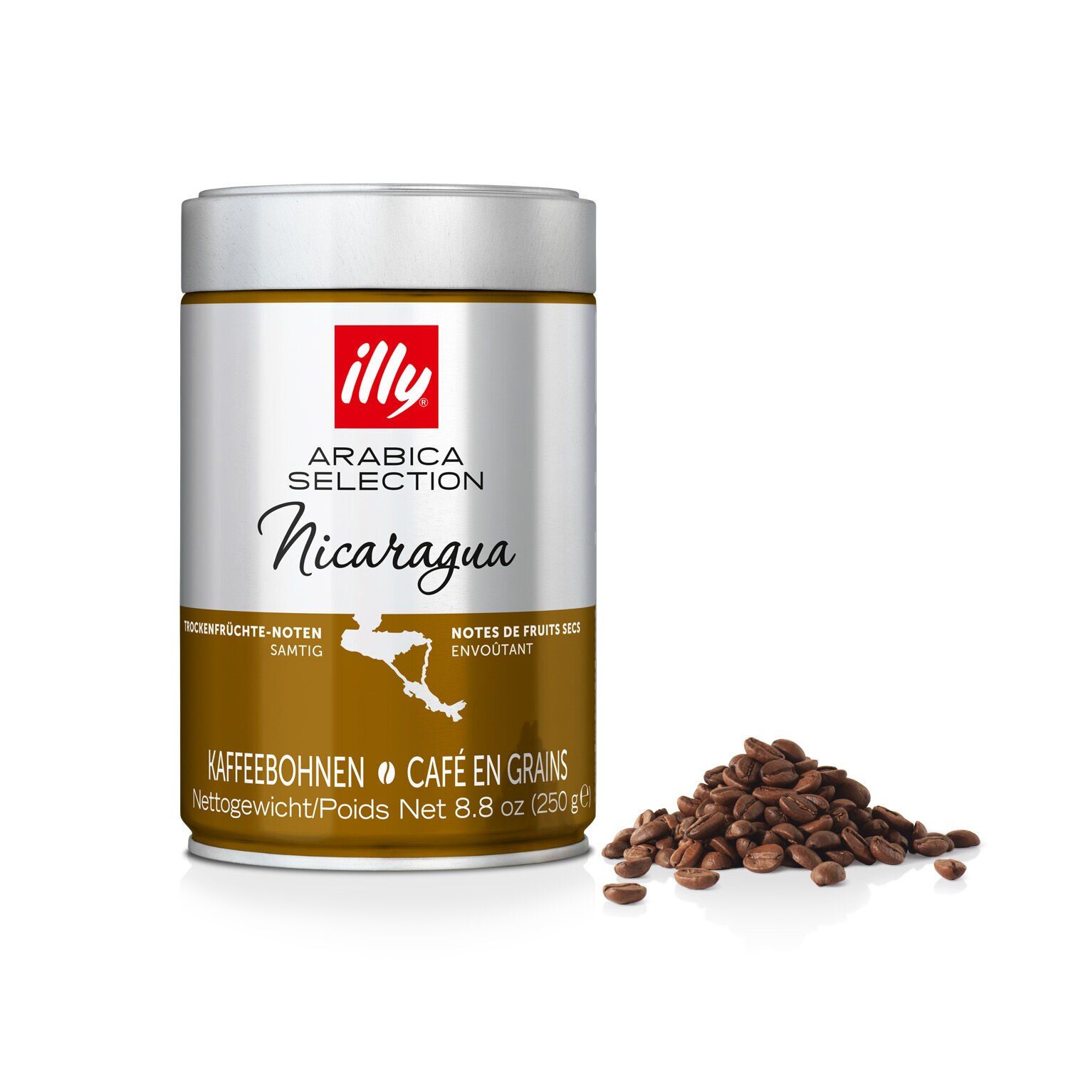 Кофе в зернах Illy Monoarabica Nicaragua, 250 гр