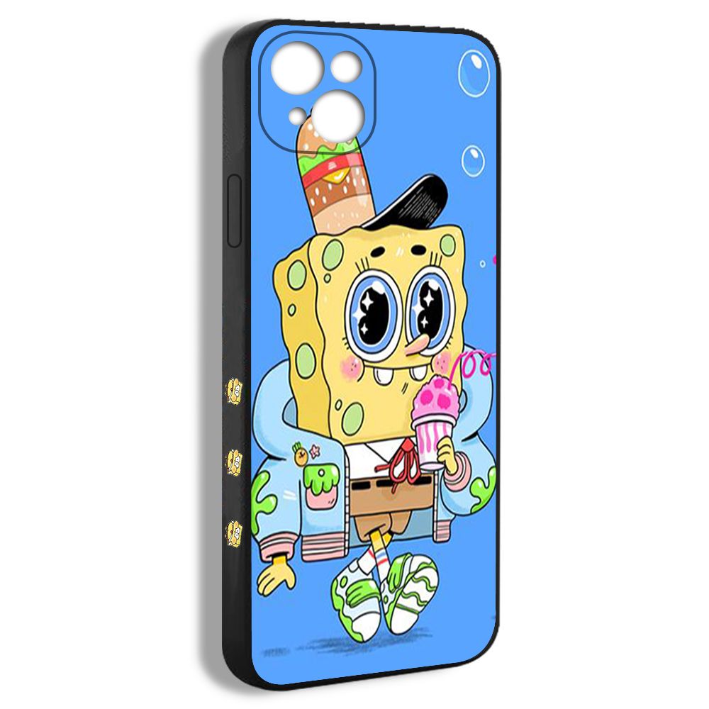 чехол для смартфона Подходит для iPhone 15 Спанч Боб Губка Боб SpongeBob  APA18 - купить с доставкой по выгодным ценам в интернет-магазине OZON  (1265394539)