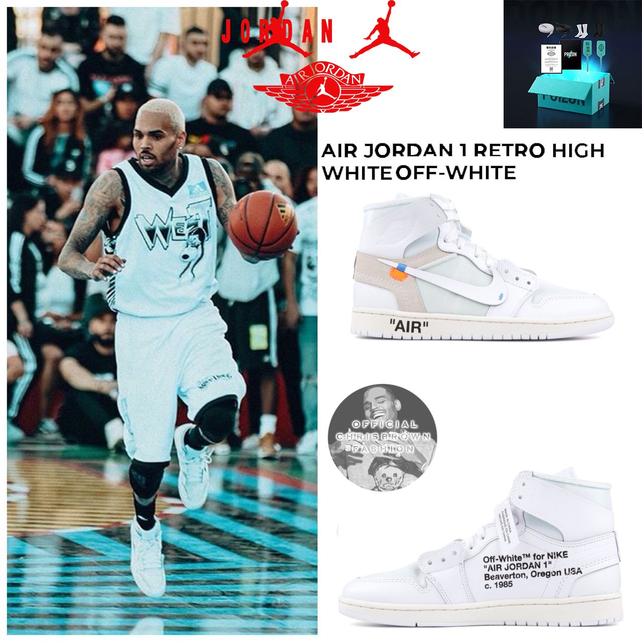 Nike air jordan i off white best sale