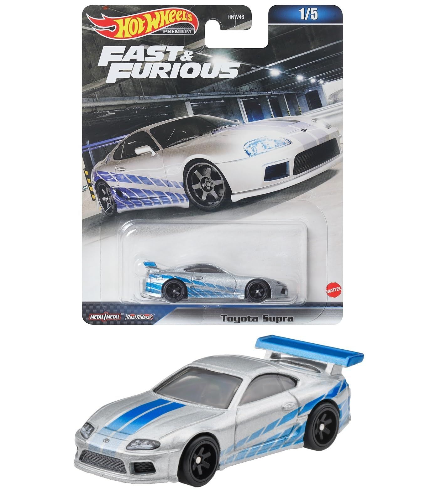 Машинка коллекционная Mattel Hot Wheels Fast & Furious Toyota Supra