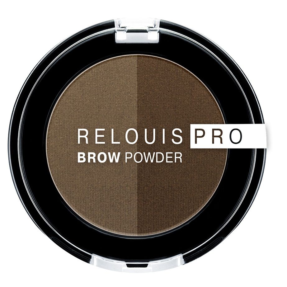 RELOUIS Тени для бровей PRO BROW POWDER тон 02 TAUPE 3 г