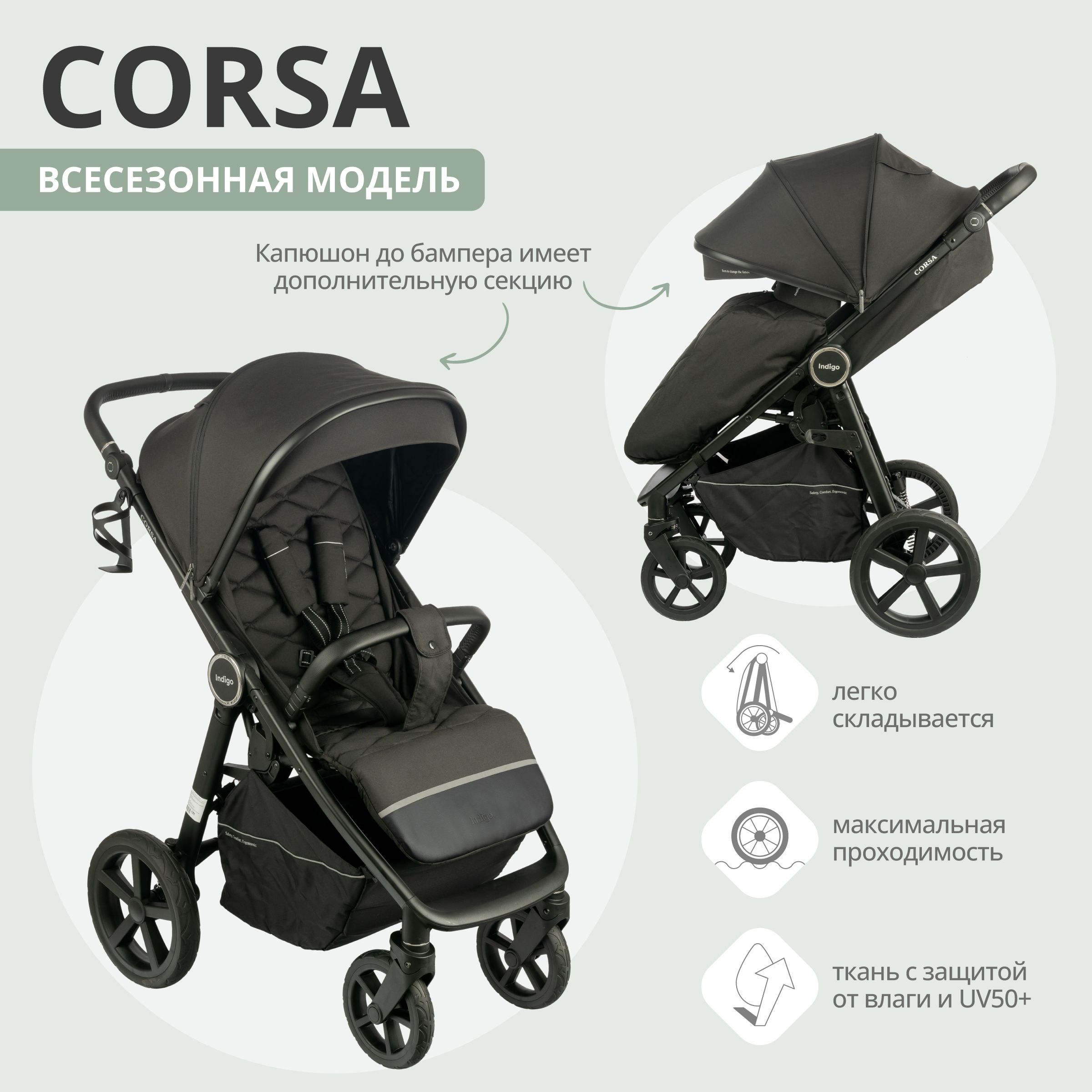 Коляска для детей ДЦП Junior Plus