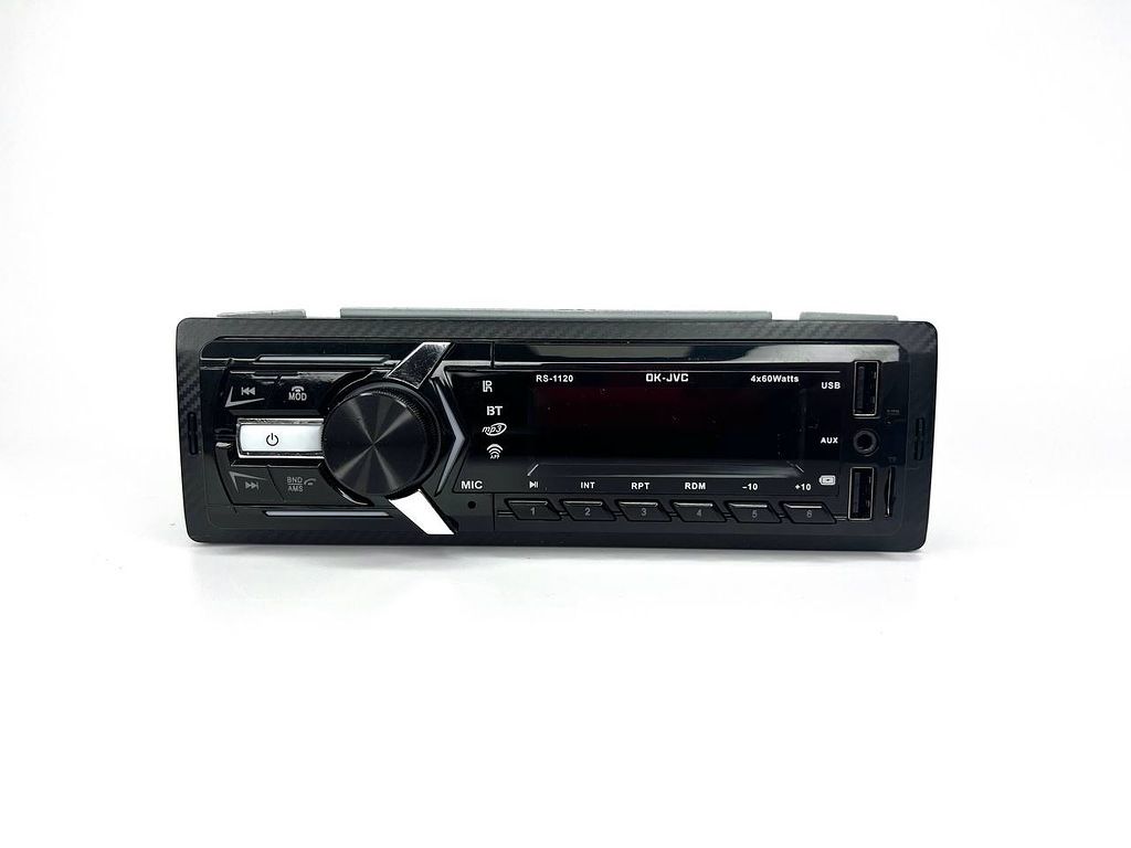 Автомагнитола OK-JVC RS-11201 DIN - купить в интернет-магазине OZON с  доставкой по России (1294128093)