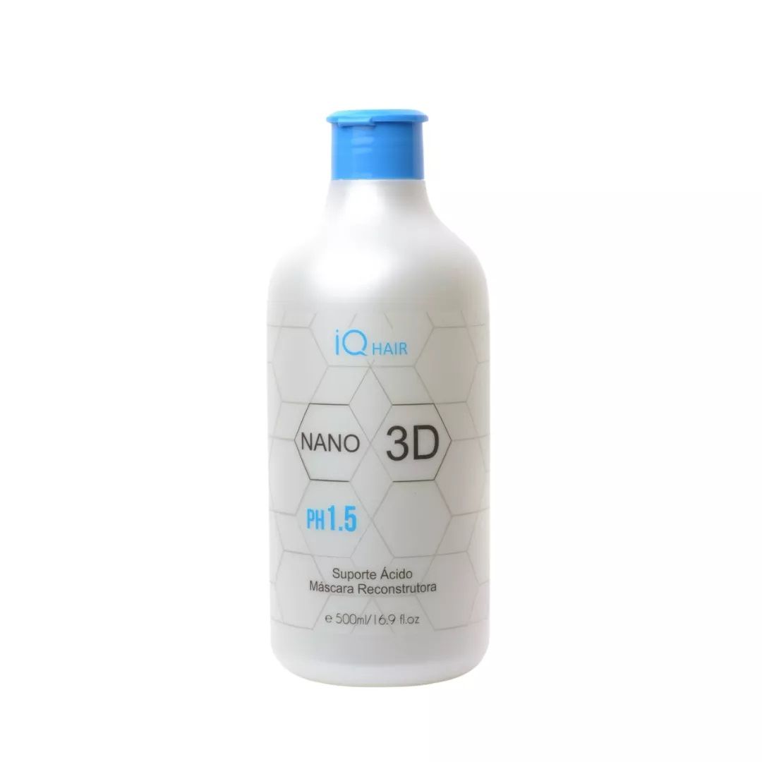 IQ Hair Nano 3D Reconstrutora 1,5 Ph кислая подложка маска для волос 500мл