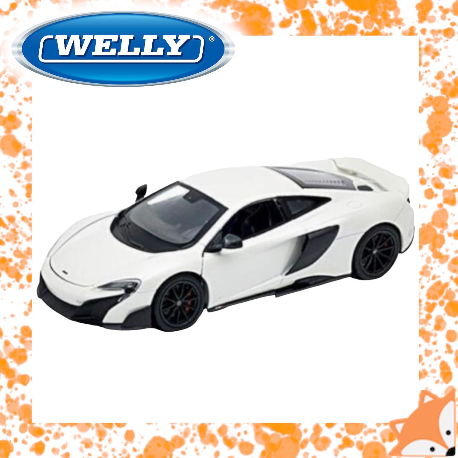 Машинка Welly 43757 Модель машины 1:38 McLaren 675LT Coupe Белая - купить с  доставкой по выгодным ценам в интернет-магазине OZON (971639612)