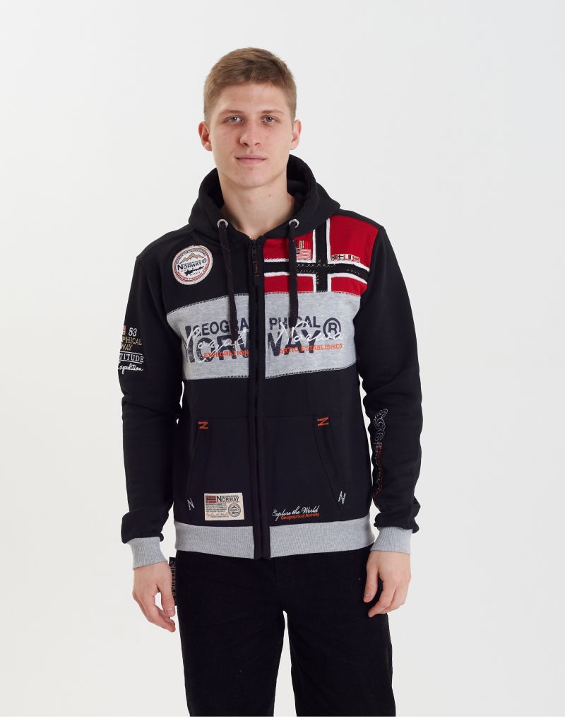 Толстовка Geographical Norway - купить с доставкой по выгодным ценам в  интернет-магазине OZON (1303945567)