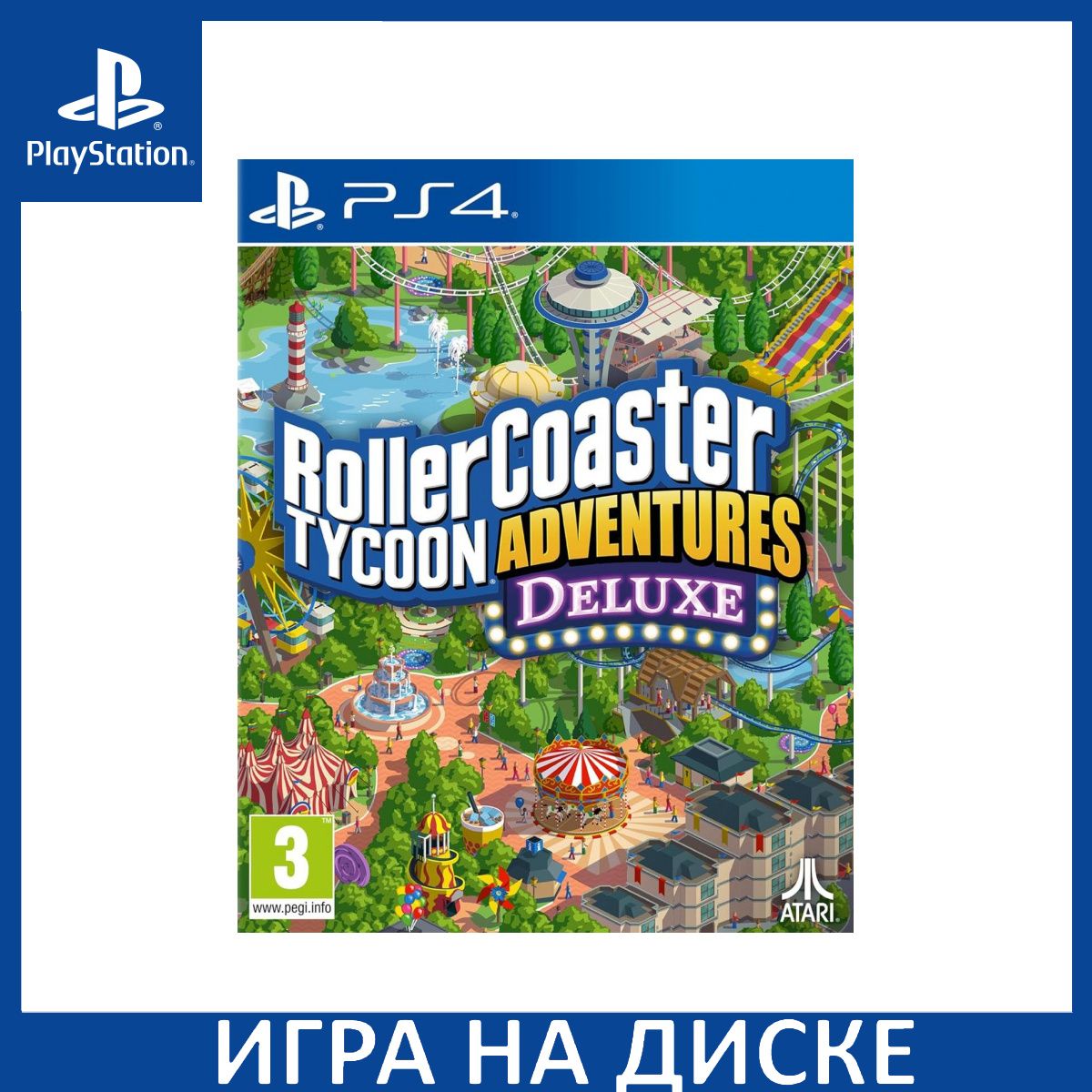 Игра RollerCoaster Tycoon Adventure (PlayStation 4, PlayStation 5,  Английская версия) купить по низкой цене с доставкой в интернет-магазине  OZON (1304815744)