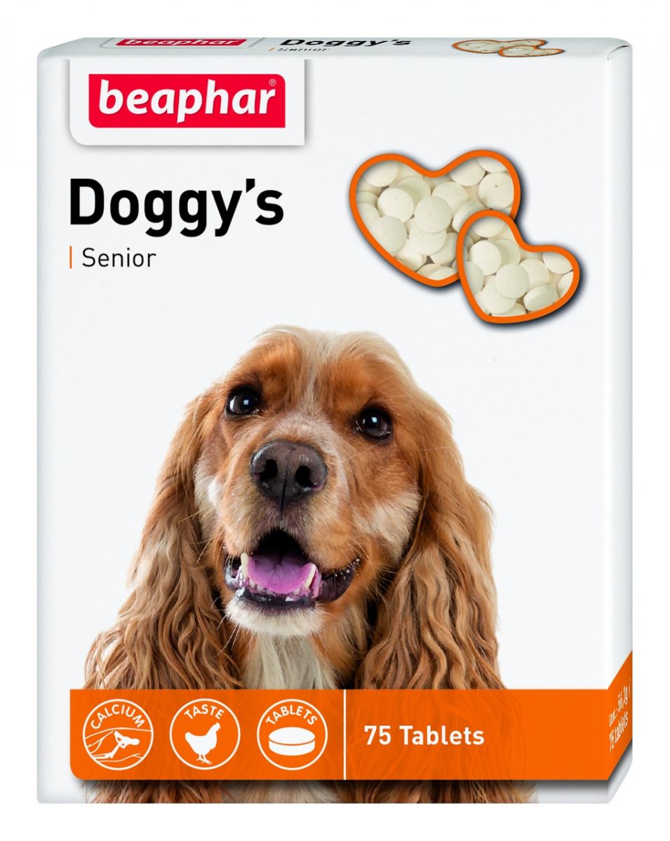 Витамины Для Собак Beaphar (Беафар) Senior Doggys, 75шт