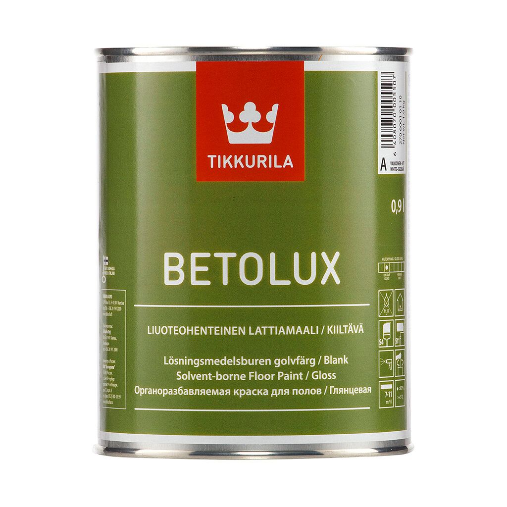 Краска глянцевая для полов. Краска для полов Betolux akva база a п/гл 0,9л. Tikkurila Betolux краска 9 l.. Краска для пола Тиккурила Бетолюкс. Алкидная краска для дерева Тиккурила.