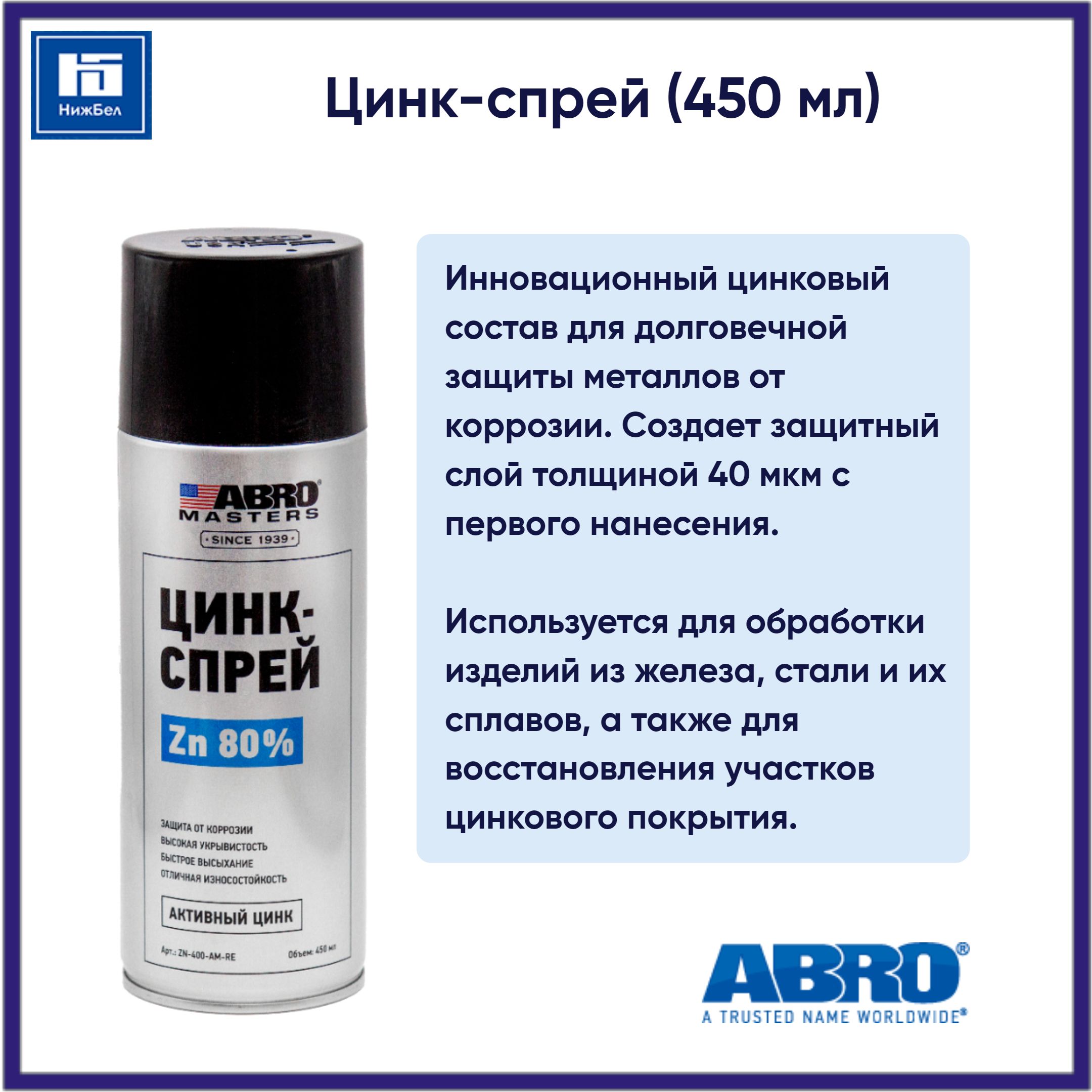 Антикоррозийное Покрытие с Цинком – купить в интернет-магазине OZON по  низкой цене