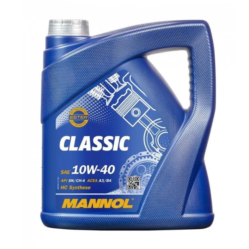 MANNOL10W-40Масломоторное,Полусинтетическое,5л