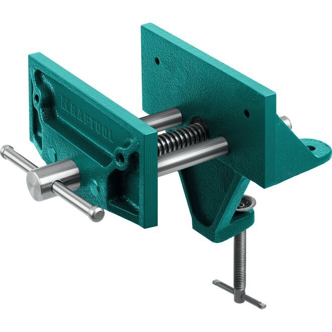 Столярные переносные тиски (32720-155) KRAFTOOL 155 мм, на струбцине