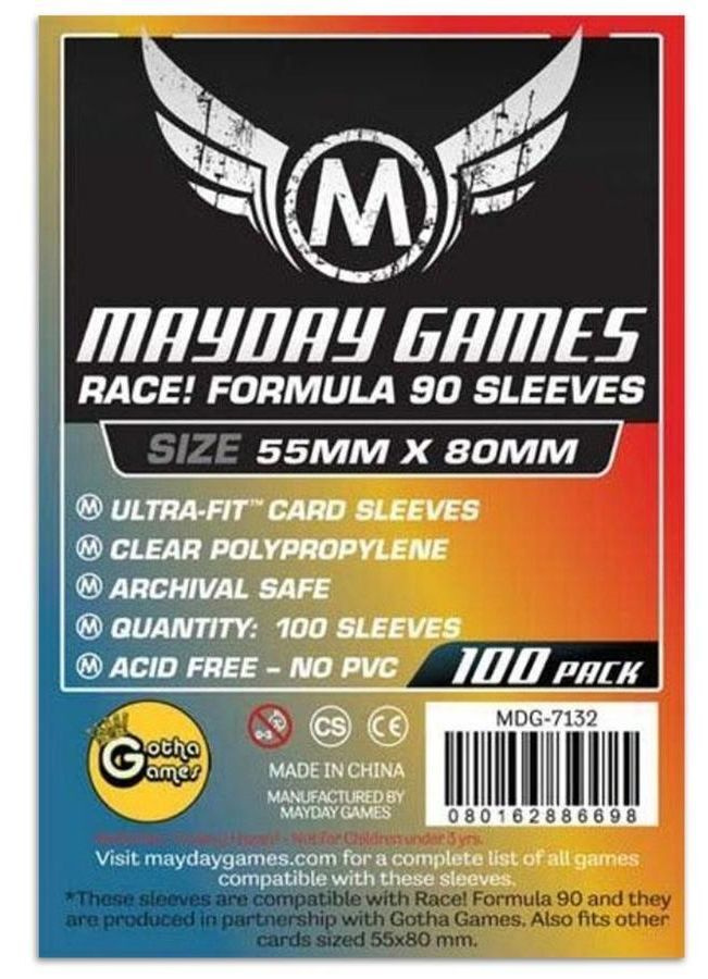 Протекторы Mayday: 55*80 Race! Formula 90 Standard 100шт. #1