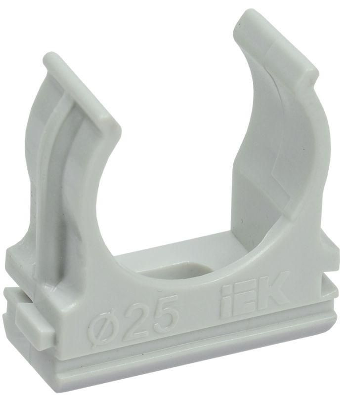 Держатель для труб (клипса) CF25 с защелкой IEK CTA10D-CF25-K41-100 ...