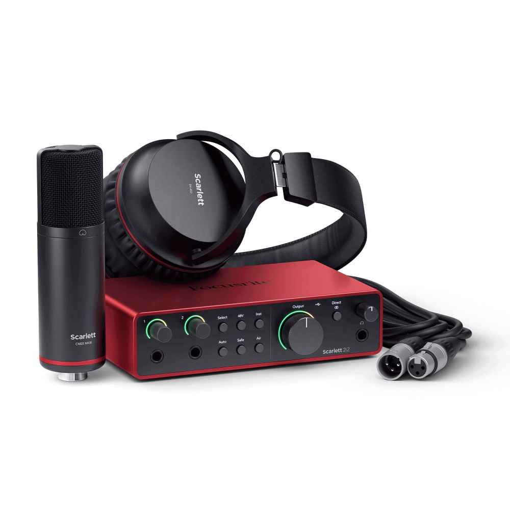 Студийная звуковая карта Focusrite 17036210 купить по выгодной цене в  интернет-магазине OZON (1277286498)