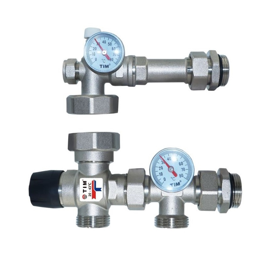 Насосно-смесительный узел TIM JH-1035 с термостатическим клапаном 20-43 ...