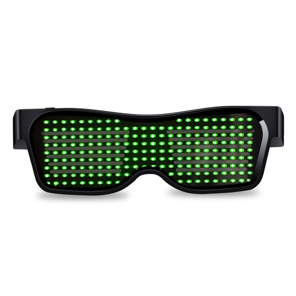 Светящиеся очки bluetooth Magic Led eyeglasses, зелёные — купить в ...