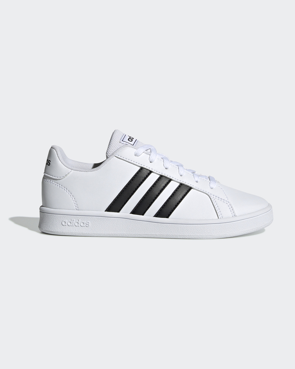 black grand court adidas