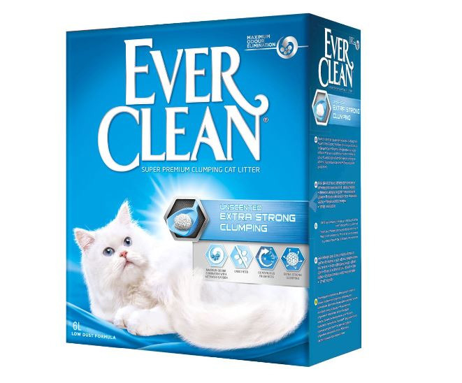 Наполнитель для кошачьего туалета EVER CLEAN EVER CLEAN Unscented Extra ...