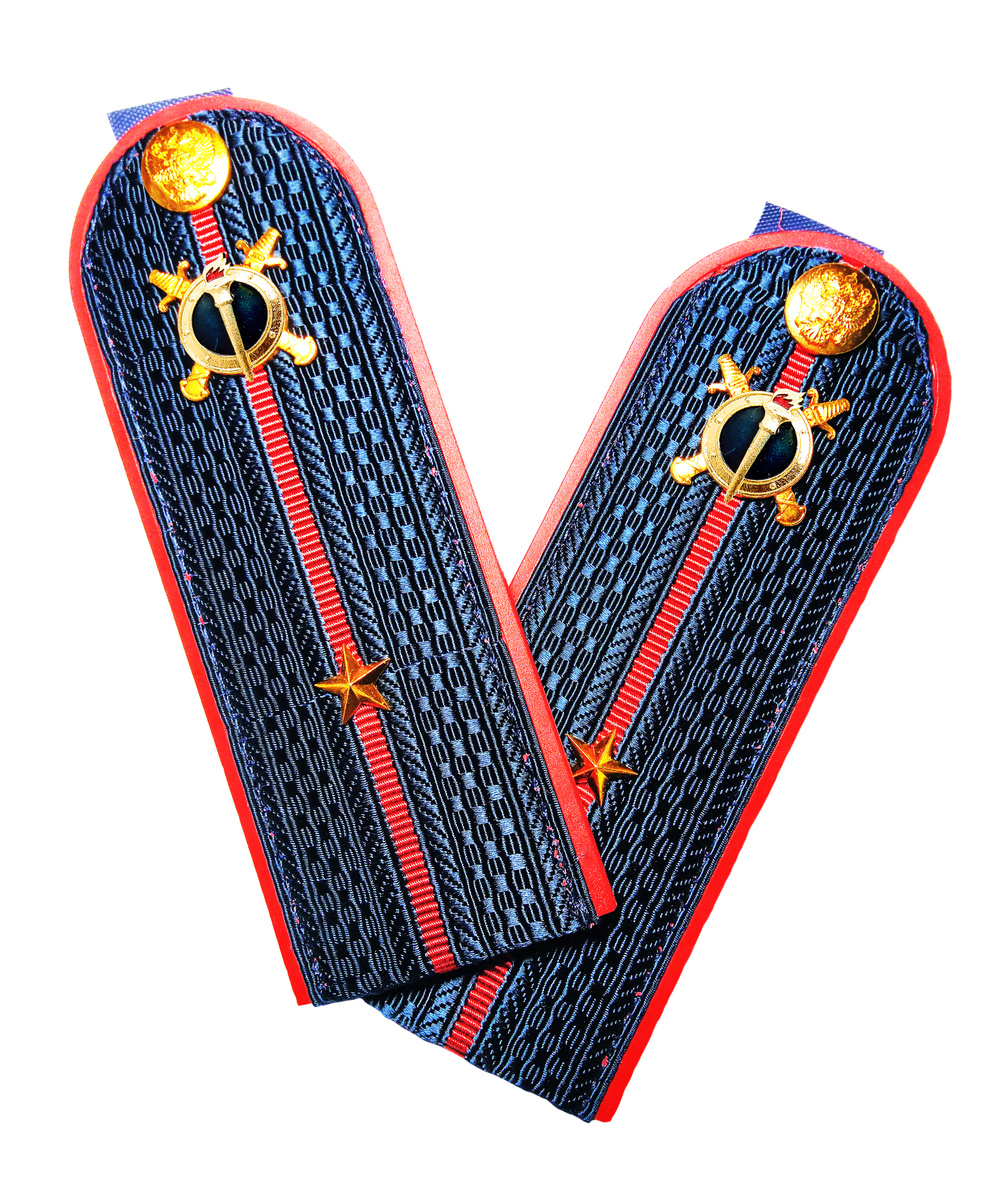 Погоны Младшего лейтенанта Юстиции (МЮ) темно-синие пластиковые (с ...