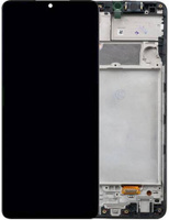 Дисплей для Samsung A225F (A22) в рамке(черный) Оригинал. Спонсорские товары