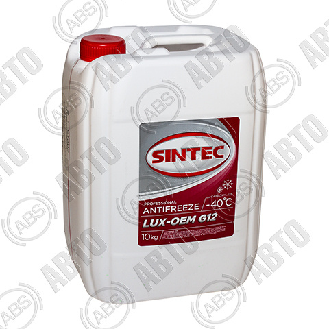 Антифриз sintec luxe g12. Sintec Lux g12 10л. 756665 Sintec. Синтек Люкс g12 10 кг. Антифриз Синтек 10л.