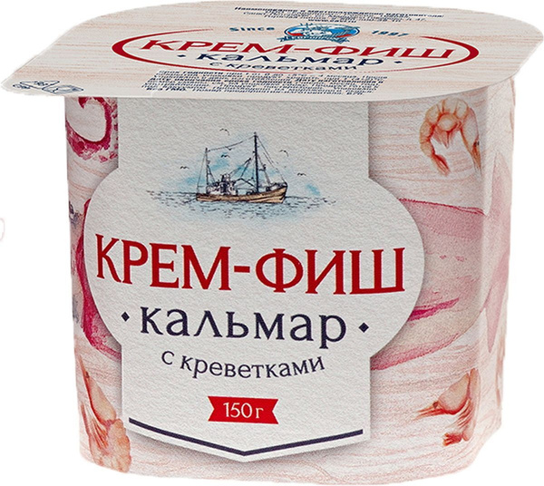 Паста кальмар с креветками Крем-фиш Европром, 150 г - купить с ...