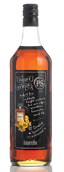 Сироп для кофе, коктейлей и лимонадов Амаретто ProffSyrup, 1 л ...