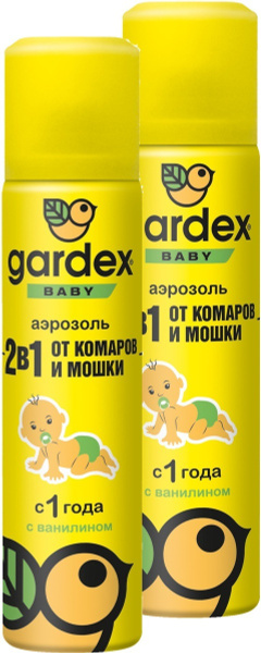 Средство от комаров и от мошки Gardex Baby, аэрозоль от комаров для ...