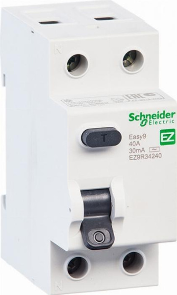 Schneider Electric УЗО 2P 40А 30мА AC - купить с доставкой по выгодным ...