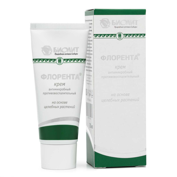 Биолит Крем противовоспалительный Флорента (на основе экстракта из хвои ...