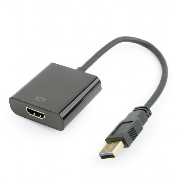 Видеоадаптер (конвертер) USB 3.0 HDMI Cablexpert A-USB3-HDMI-02, черный ...