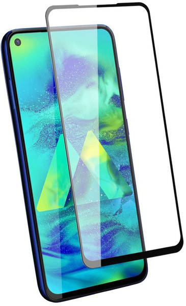 Защитное стекло для Samsung A21S, на Самсунг А21 эс, 3D, на весь экран ...