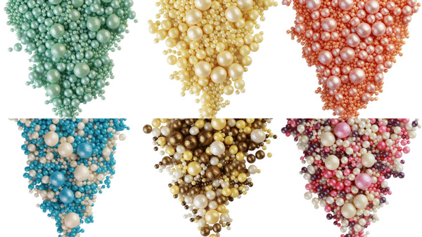 Кондитерский декор "Форно-Боно" набор №3 (6 видов посыпок) - купить с ...