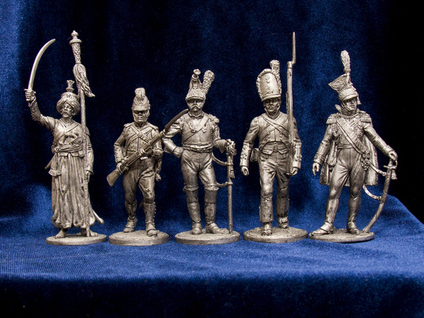 Набор оловянных солдатиков "Солдаты европейских армий 17-18 веков №1 ...