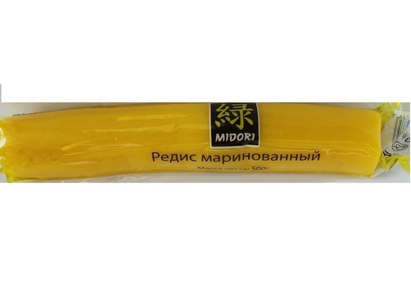 Редис дайкон маринованный Midori 500 гр - купить с доставкой по ...